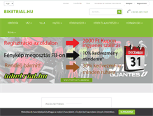 Tablet Screenshot of biketrial.hu